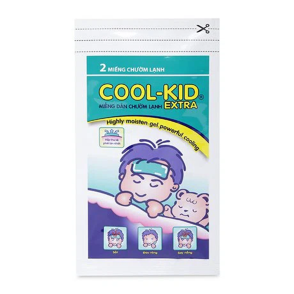 Miếng dán chườm lạnh hạ sốt Cool Kid Extra - Phòng Khám Đa Khoa Go1care - Công Ty TNHH Trading Tak